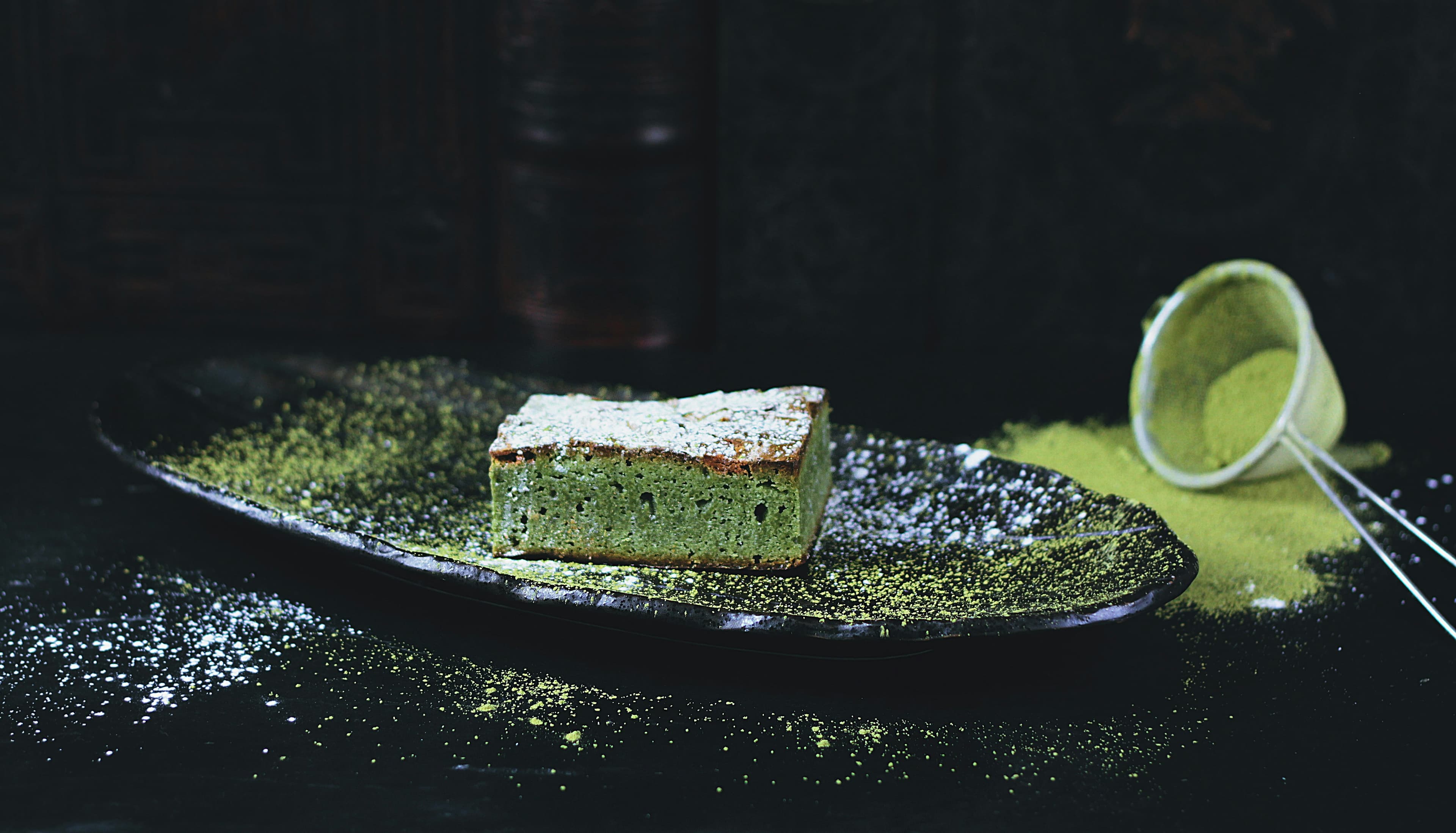 Matcha desserts and baked goods